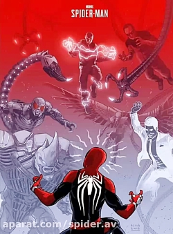 داغ داغ: پوستر جدید بازی مرد عنکبوتی. Spider man. فیلم مارول
