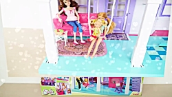 بازی با عروسک های باربی و خانه...