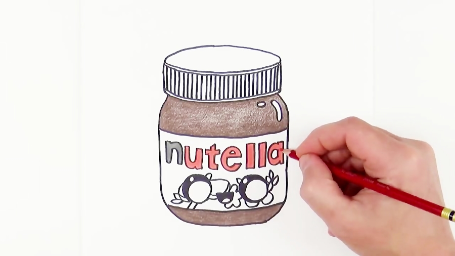 Nutella Drawing / Nutella killer spoon personalized spoon with name and