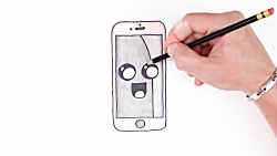 How to Draw iPhone Cute and Ea...