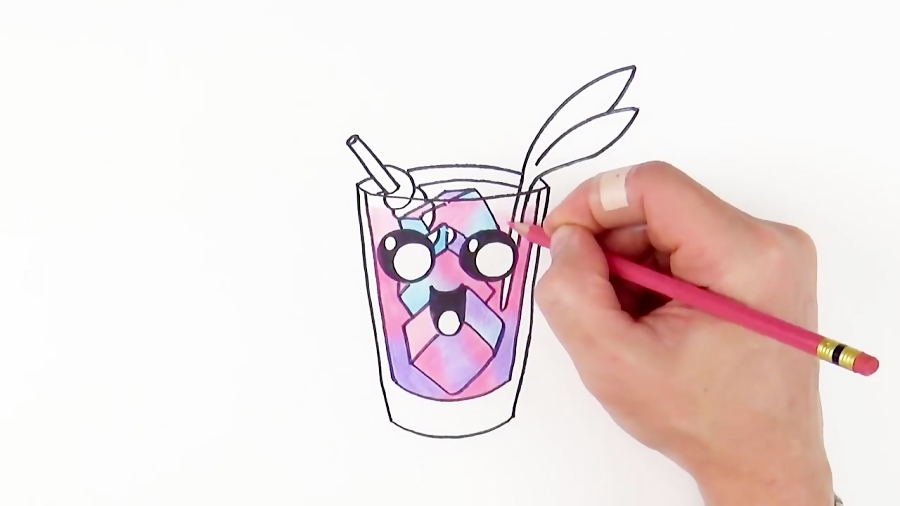 How to Draw Coffee Drink Cute and Easy