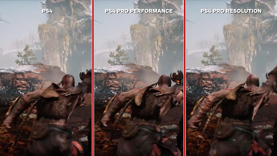 God of War : PS4 vs. PS4 Pro