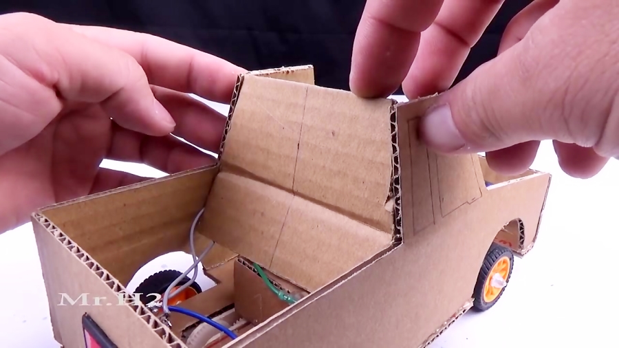 Diy Rc Car Easy How to make Remote Control Ford Car from Cardboard