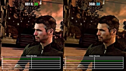 مقایسه فریم ریت بازی Splinter Cell Conviction Xbox One X vs Xbox 360
