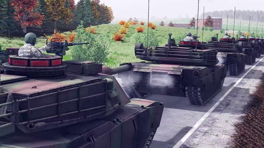 نبرد تانک ابرامز آمریکا با تانک t72 روسی در بازی men of war