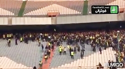 درگیری هواداران پرسپولیس و سپا...