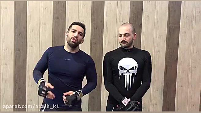 آموزش mma - (قسمت پنجم، فرار از گیوتین guillotine choke) آرش کریمی