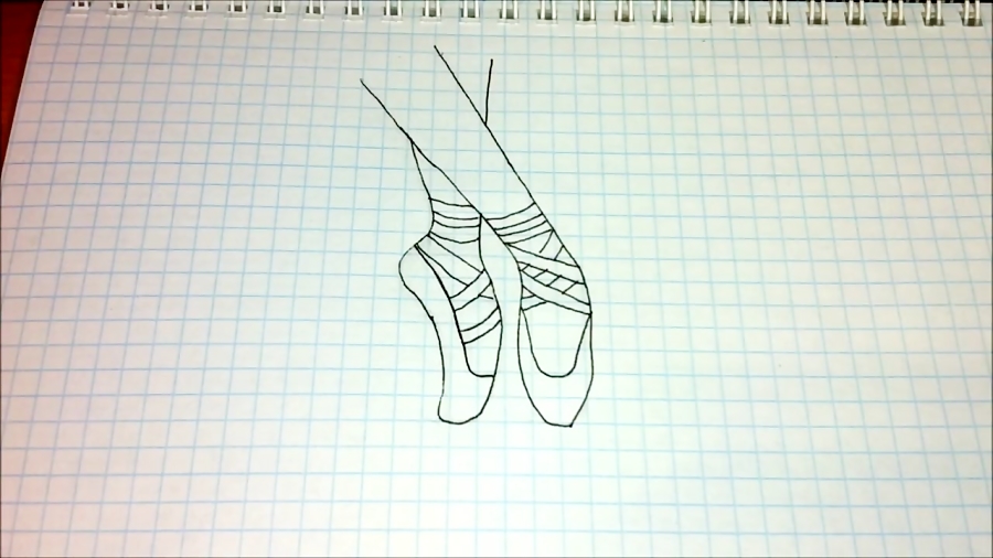 Easy Drawings 311 How To Draw Pointe Ballet Drawings For Beginners