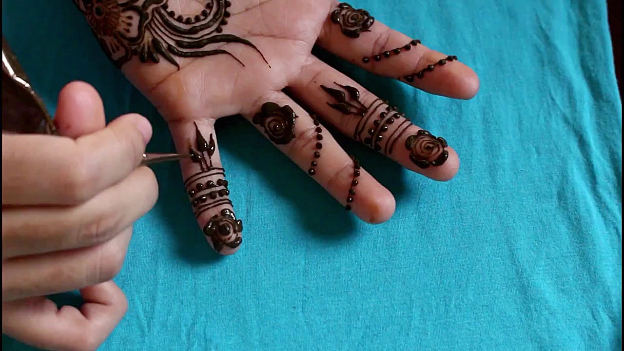 آموزش طراحی حنا روی دست ساده و زیبا 2019 تزریق بوتاکس