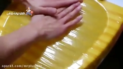 استفاده از چسب نواری برای باز...