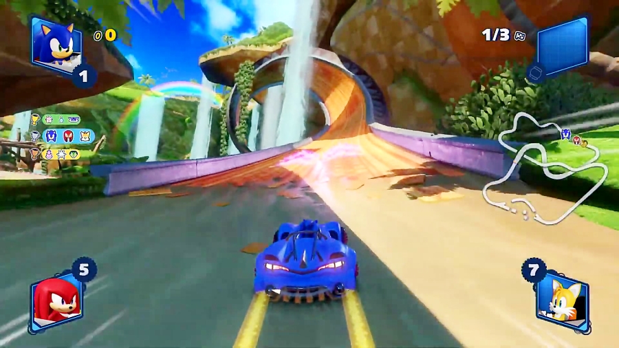 8 دقیقه از گیم پلی بازی Team Sonic Racing