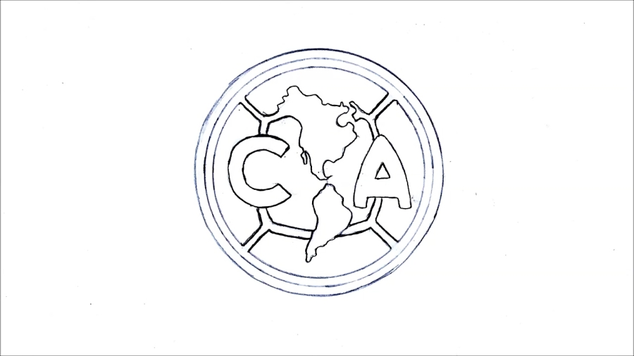 How to Draw the Club América Logo (CF)