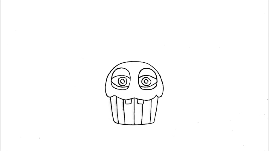 How to Draw Cupcake from FNAF