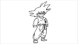 Goku Criança - Desenho de marcelaod2 - Gartic
