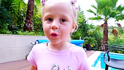 ناستیا و بابایی با اسباب بازی...