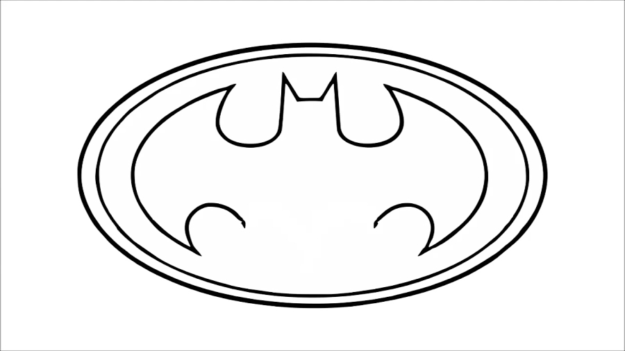 batman symbol coloring pages dots