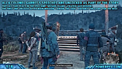 مکان تمام Colonel Garret Speeches (Collectibles) در بازی Days Gone