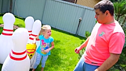 ناستیا و بابایی توی باغ شگفتان...