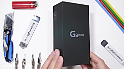 تست مقاومت گوشی ال جی جی8 -|- LG G8