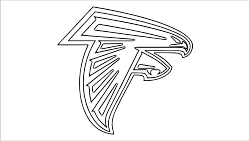 How to draw the Atlanta Falcons Logo [NFL Team] 