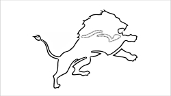 Hur man ritar Detroit Lions Logo 