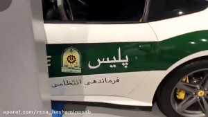 ماشین پليس فراری در ایران