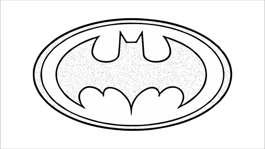 How to Draw the Batman Logo (symbol, emblem)