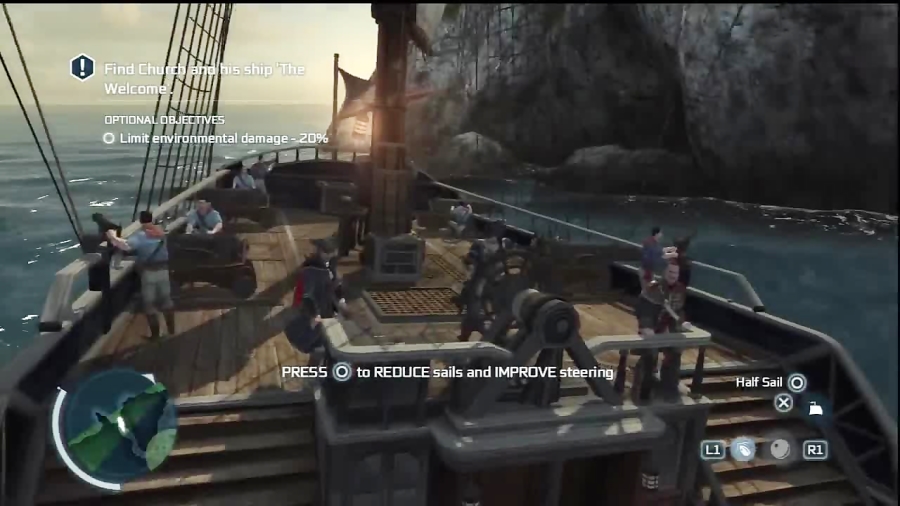 جنگ دریایی در بازی اساسین کرید 3 Assassins Creed