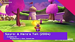 Evolution Of Spyro Games 1998 - 2018 - ویجی دی ال - vgdl.ir