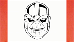 HOW TO DRAW THANOS