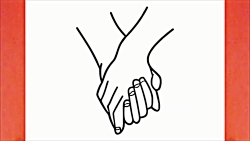 How To Draw Boy And Girl Holding Hands Easy