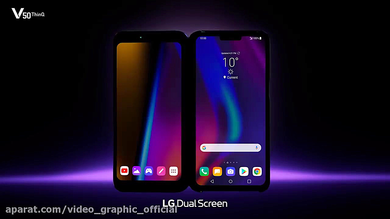 معرفی گوشی ال جی وی 50 با پشتیبانی از اینترنت 5G زمان86ثانیه