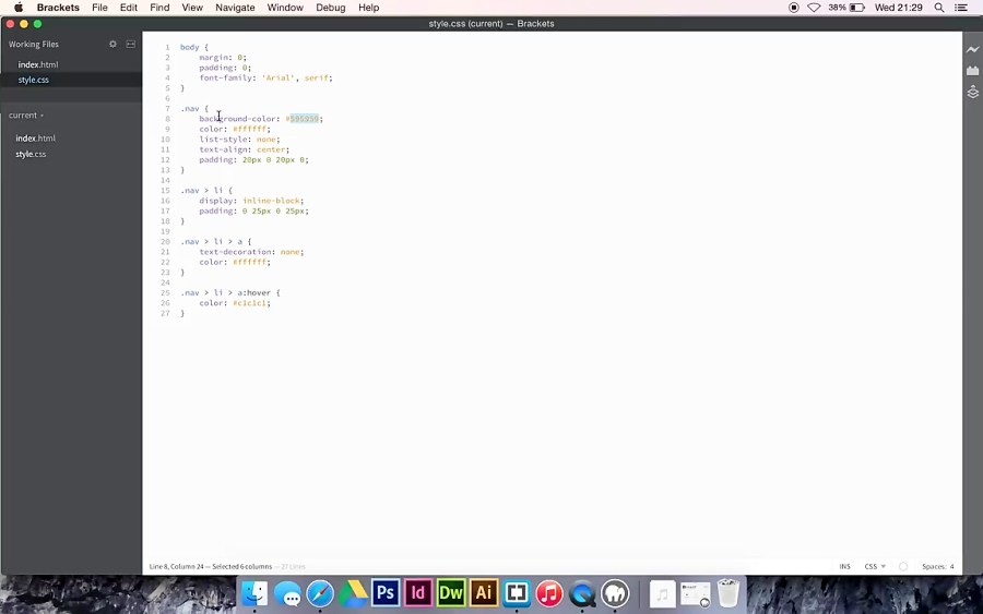 Tutorial 2 - Header Banner - HTML / CSS