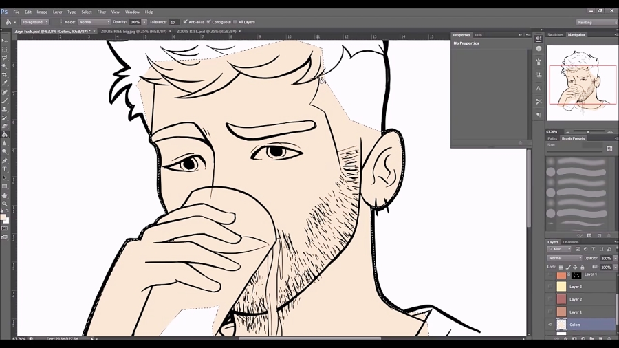 How To Color Cartoons With Photoshop how-to-color-cartoons-with-photoshop
