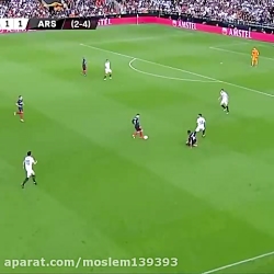 گل دوم آرسنال به والنسیا لاکاز...