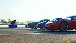 درگ لوتوس با پورشه و آئودی