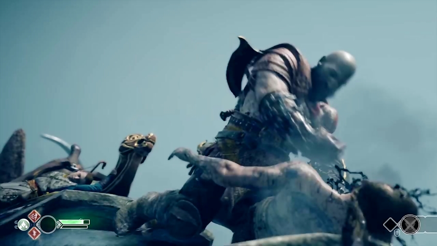 God of War 4 - Baldur Son of Odin Boss Fight ( God of War 2018 ) PS4 Pro