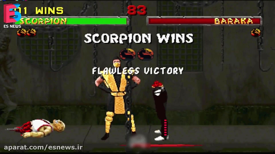 تکامل Fatality های Scorpion در MK