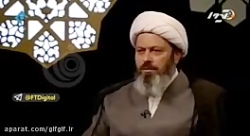 آواز خوانی یک روحانی در تلویزی...