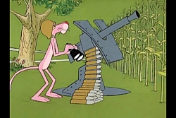 کارتونی پلنگ صورتی