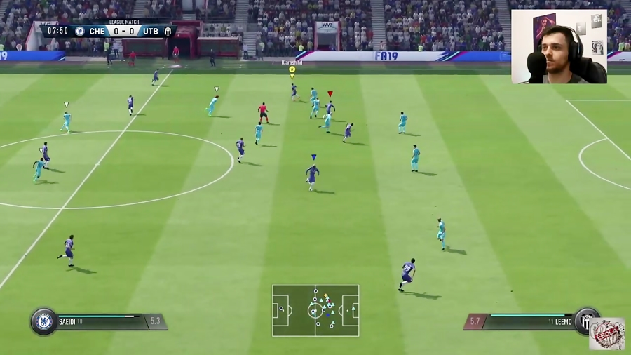 بخش پرو کلاب بازی FIFA 19 با Ebola cocktail (خیلی فان بود)