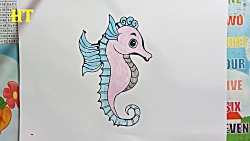 How To Draw Seahorses So Cute...
