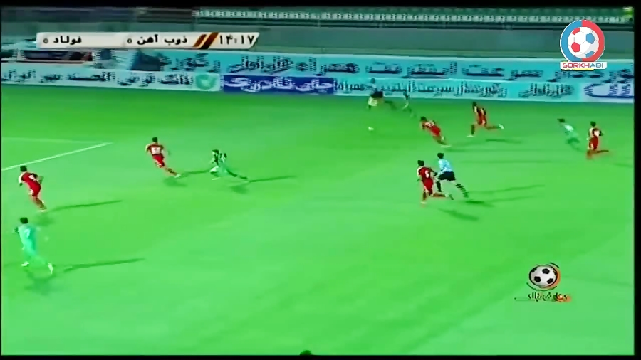 گل ها و خلاصه بازی فولاد خوزستان و ذوب آهن اصفهان