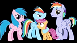 پونی ها و خانواده هایشان