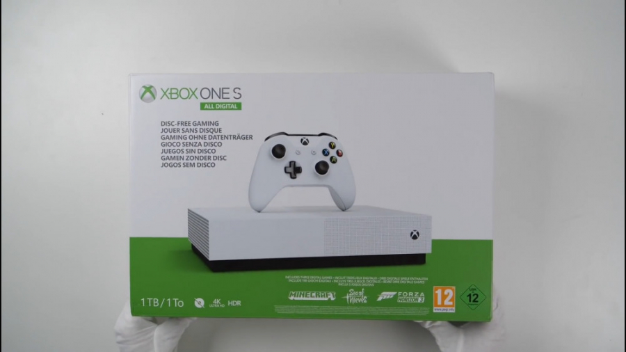 آنباکسینگ کنسول Xbox One S All - Digital Edition