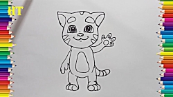 🔶Como desenhar o gato Tom no estilo mandraca passo a passo 