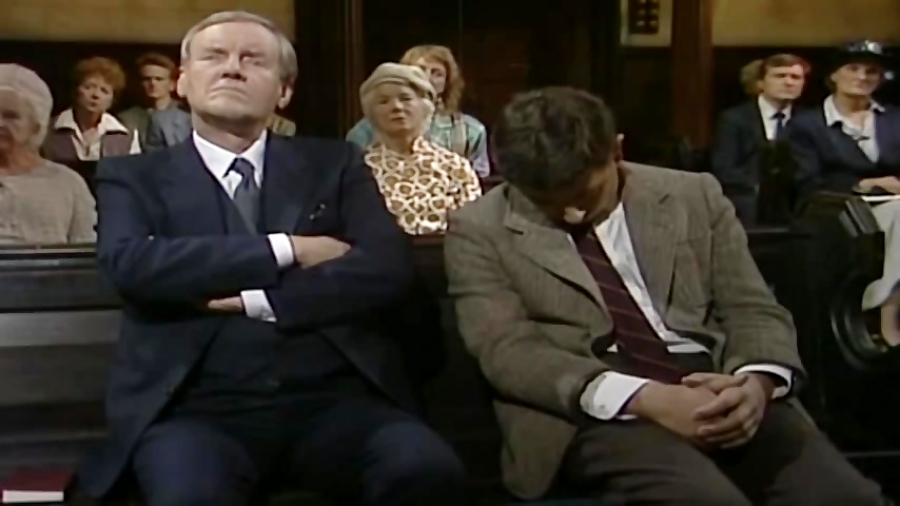مستر بین Falling Asleep in Church Mr. Bean Official