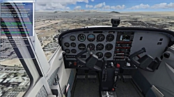 تست و برسی هواپیما سسنا 172 شبیه ساز پرواز (Microsoft Flight Simulator X (FSX