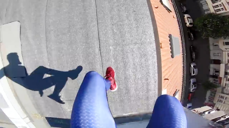 SPIDERMAN Fights Crime - Real Life Parkour POV