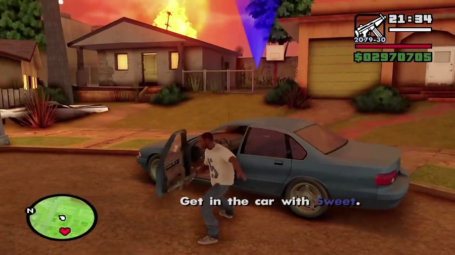 GTA San Andreas Remastered ( PC ) - HQ Textures and HD Graphics ( ENB ) - Fin